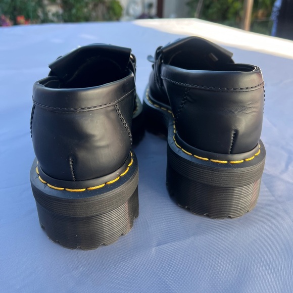 NEW Dr. Martens Adrian Snaffle Quad Platform Loafer Cow Print SZ EU39/W8/M7 - Picture 5 of 10